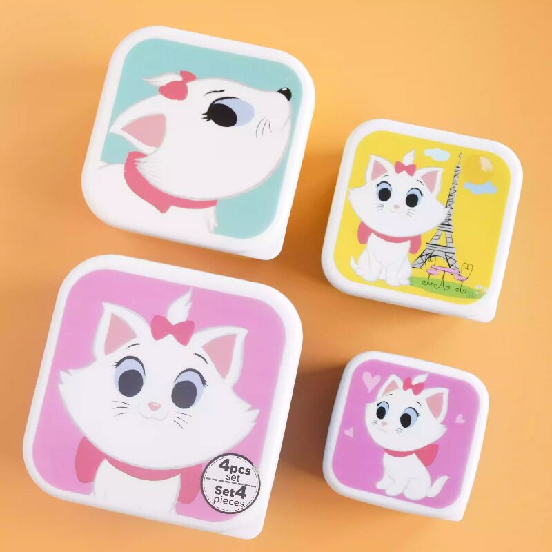 Food Snacks For Kids - 귀여운 만화 동물 패턴 도시락 상자