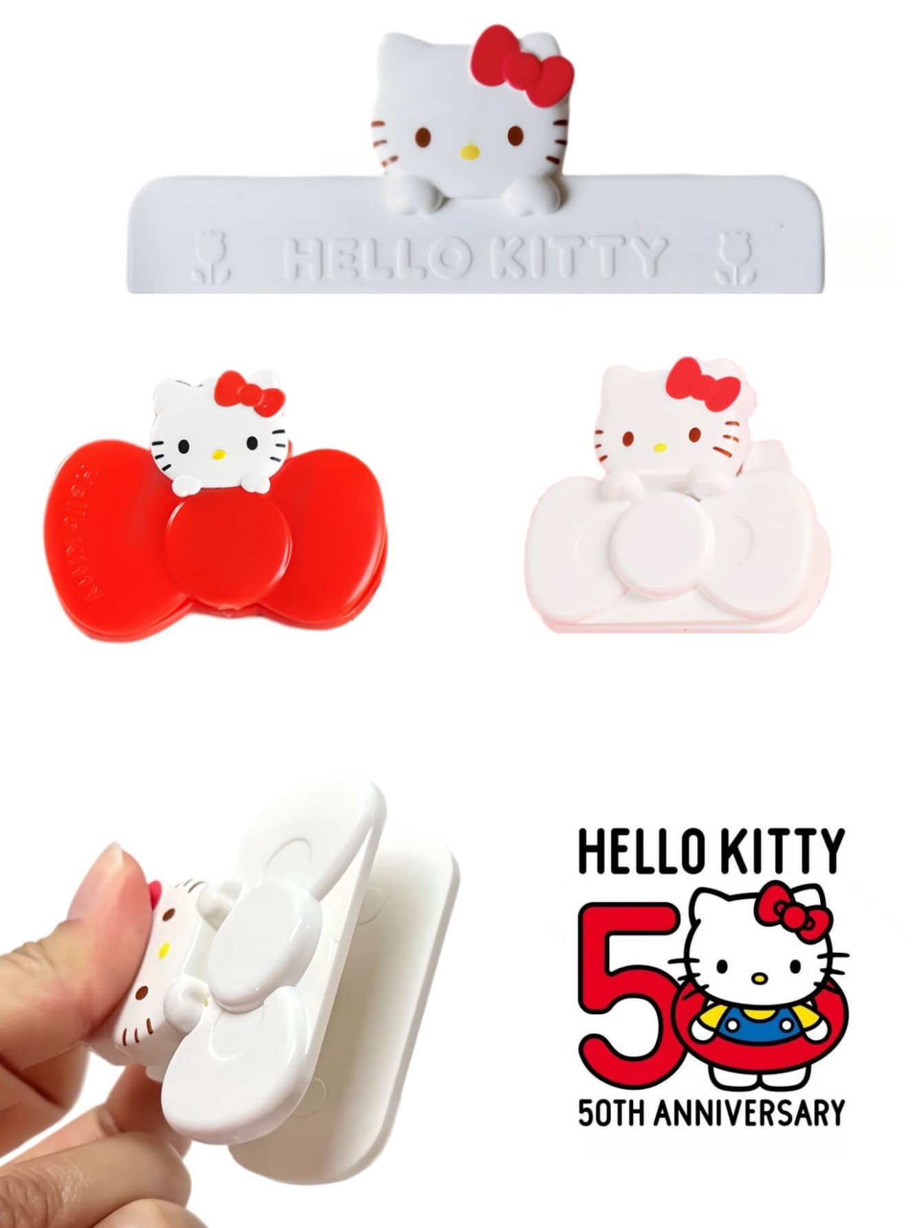 Food Snacks Items - 1/2개/세트 헬로키티 음식 봉투 클립 자석