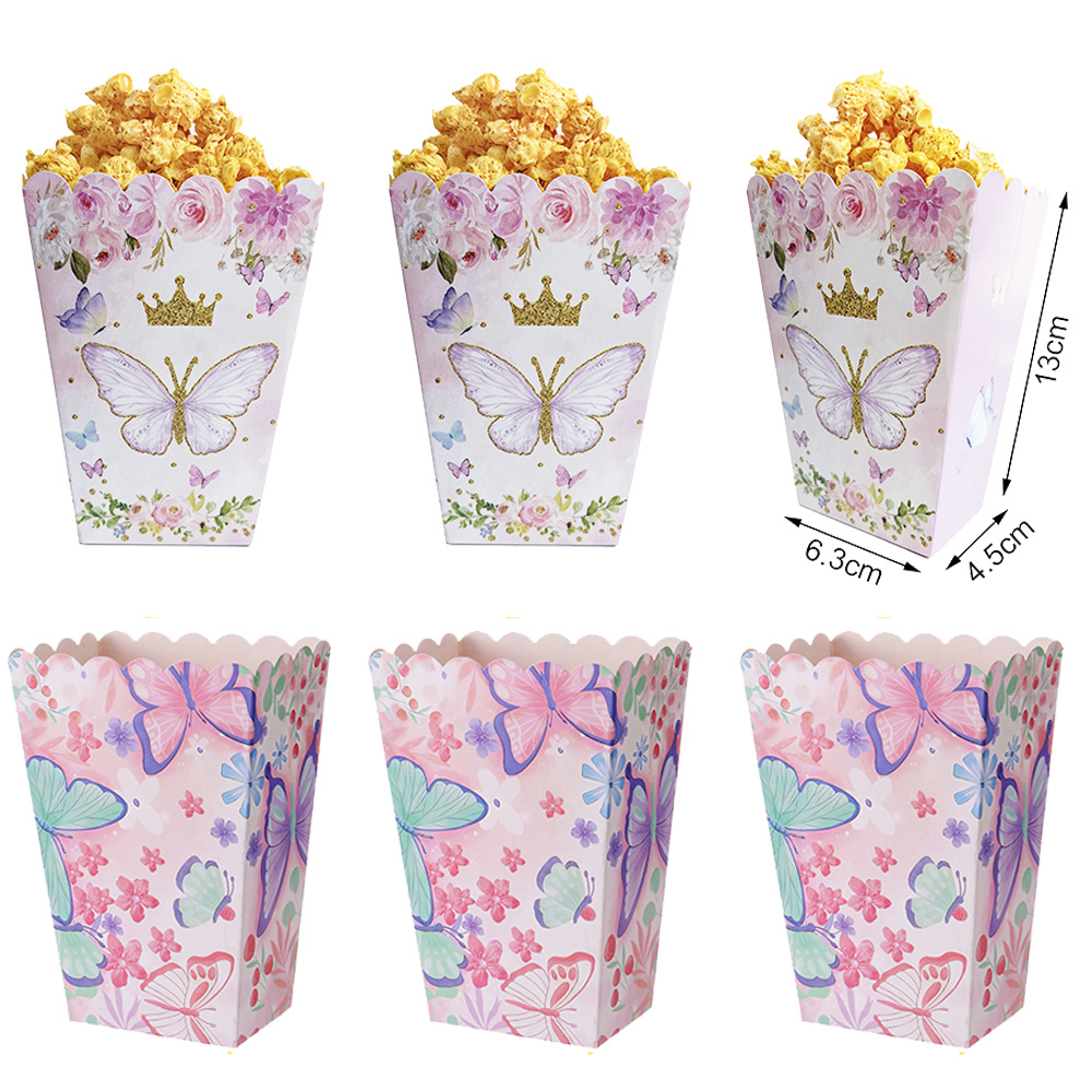 6/12/24/30pcs 나비 팝콘 상자 스낵 상자 공 - Food Snacks For Kids 리뷰 및 가격