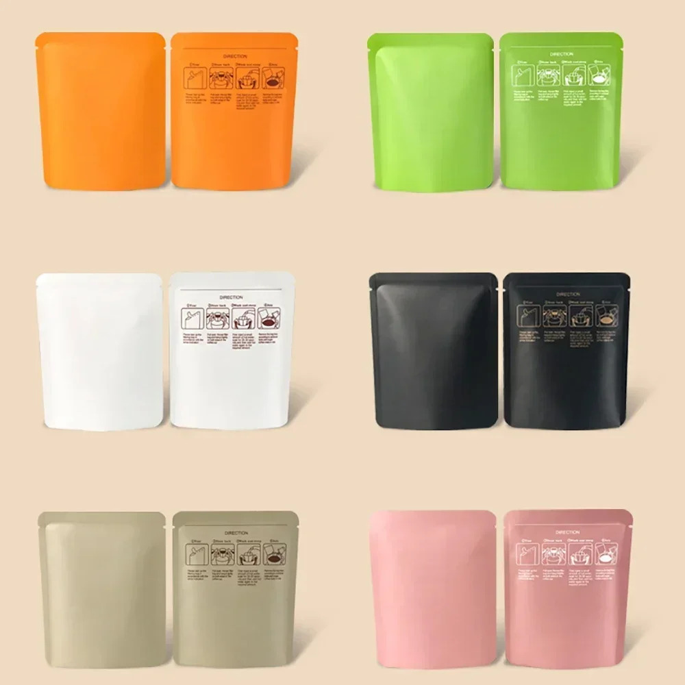 100pcs 고품질 알루미늄 호일 크래프트 종이 커피  - Quality Food Snacks 리뷰 및 가격