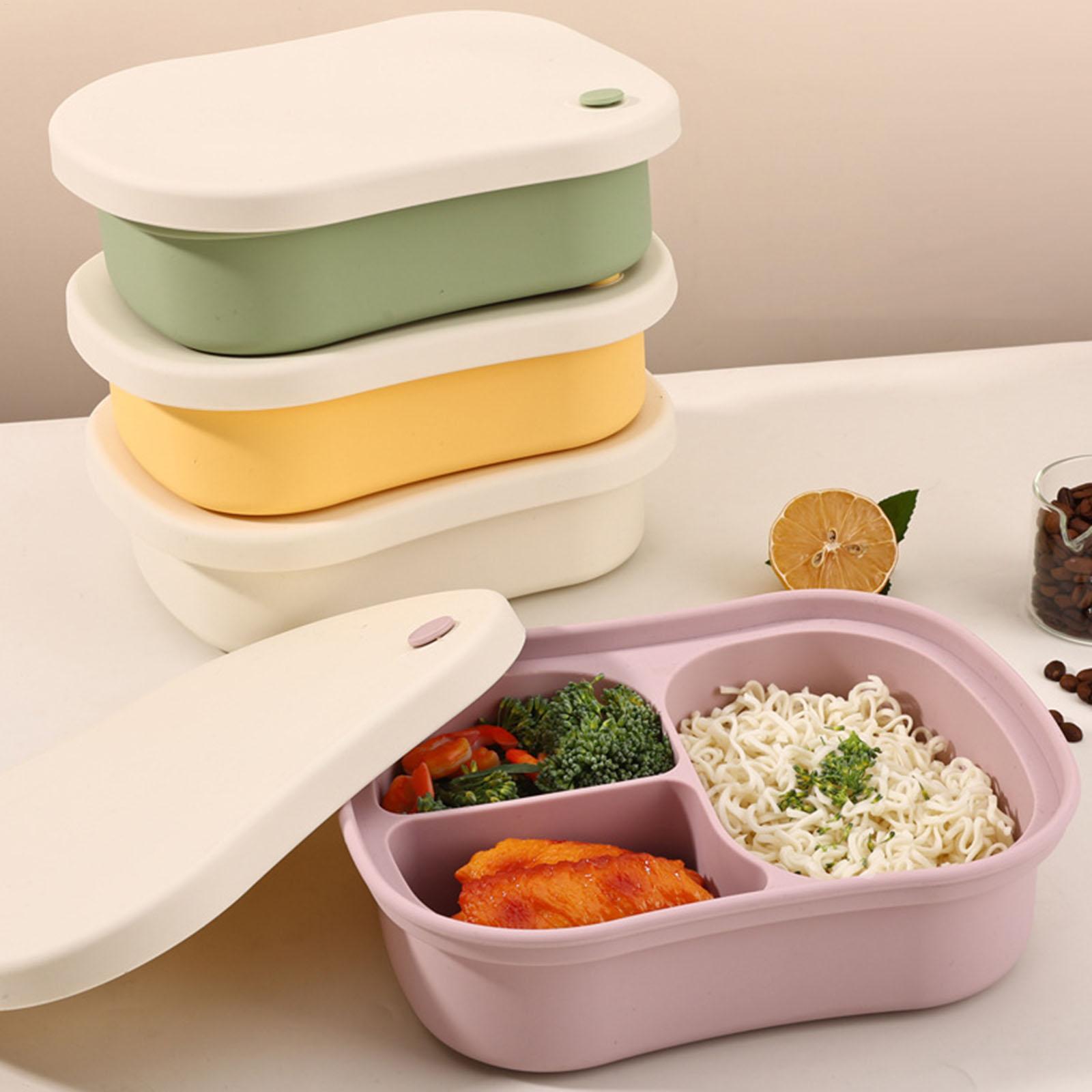 실리콘 식품 용기 3칸 누수 방지 도시락 보관 용기 어 - Food Snacks For Kids 리뷰 및 가격